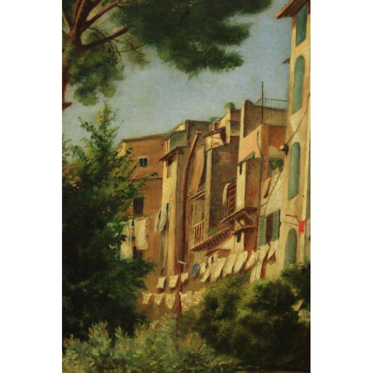 Dipinto Quadro Olio su Tela 30×40 cm Panorama Napoli pulcinella Capri a  Scelta, compra e Manda Messaggio con Articolo Scelto,per CASA Bar  RISTORANTI, li Facciamo su ordinazione Omaggio Portachiavi – Blu Super