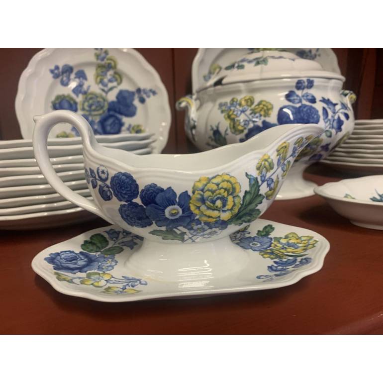 Servizio piatti in porcellana e platino SPODE COLLEZIONE PETAL