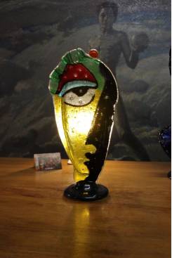 Incantos Collection Peacock Balloon Wine Glass (Italian Glass